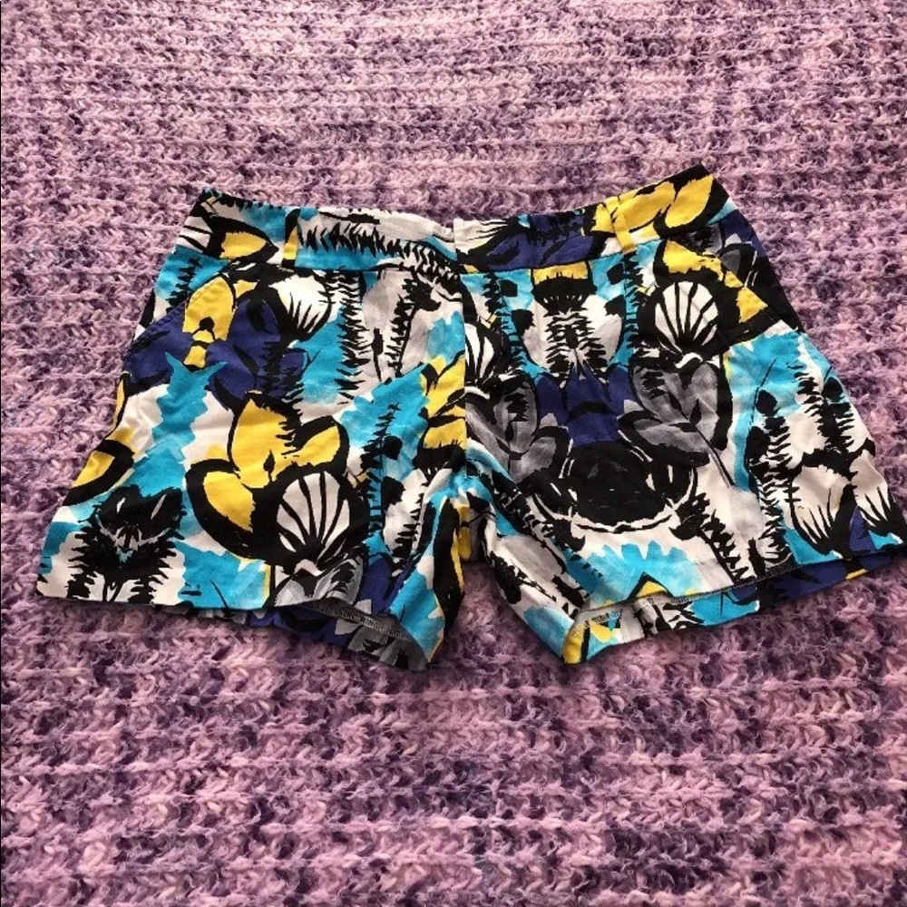 INC Multi-Color Print Shorts Sz 14 (mc)